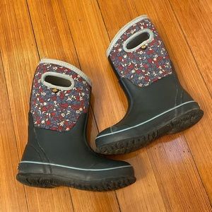 Kids waterproof Bogs boots size 12